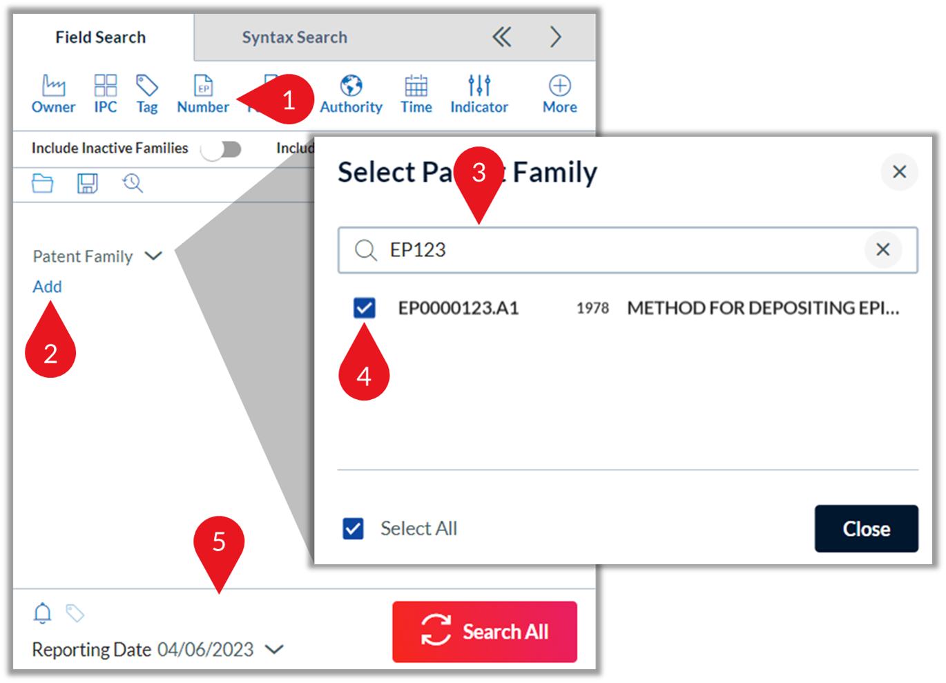 検索パネル使用方法 – LexisNexis Intellectual Property Solutions