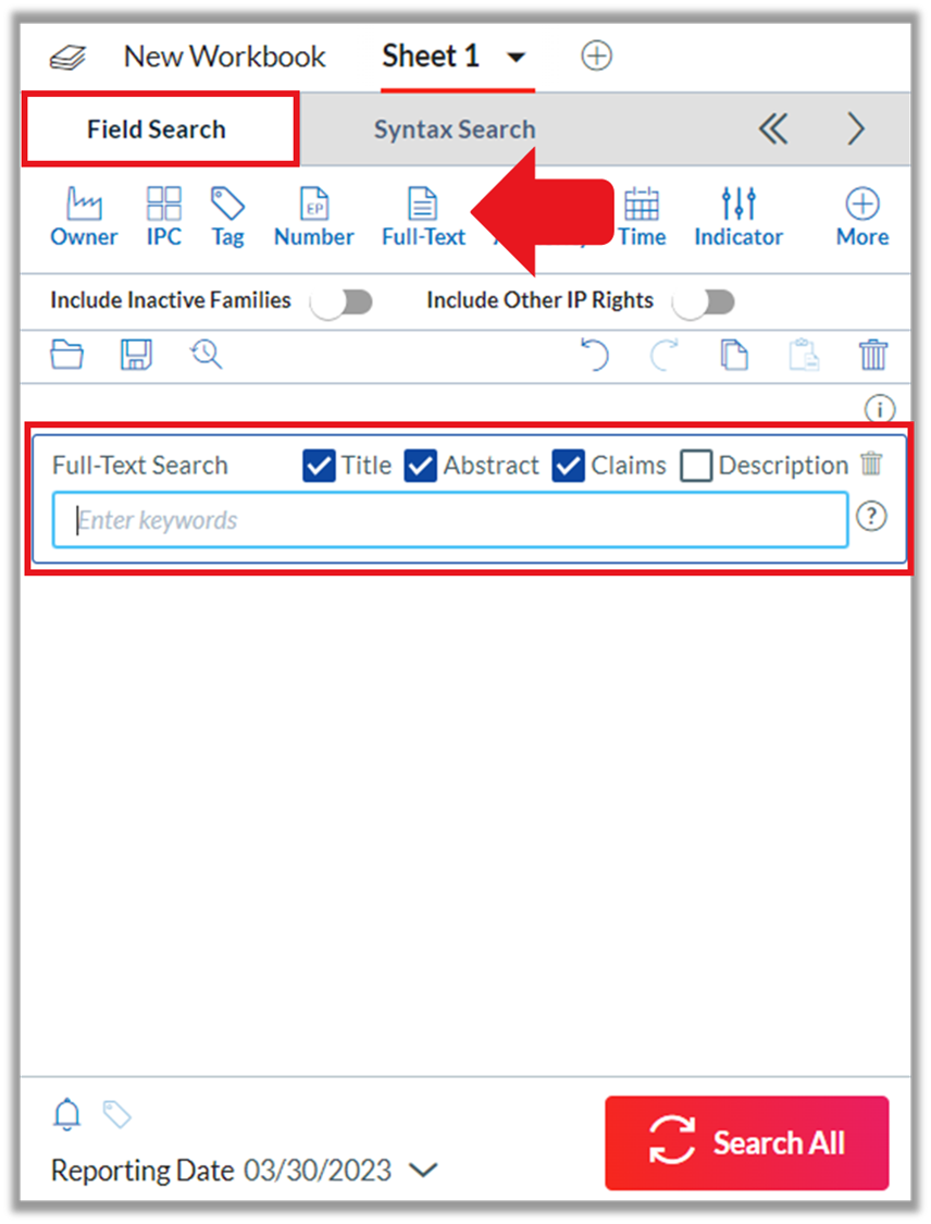 全文検索（Full-Text Search） – LexisNexis Intellectual Property